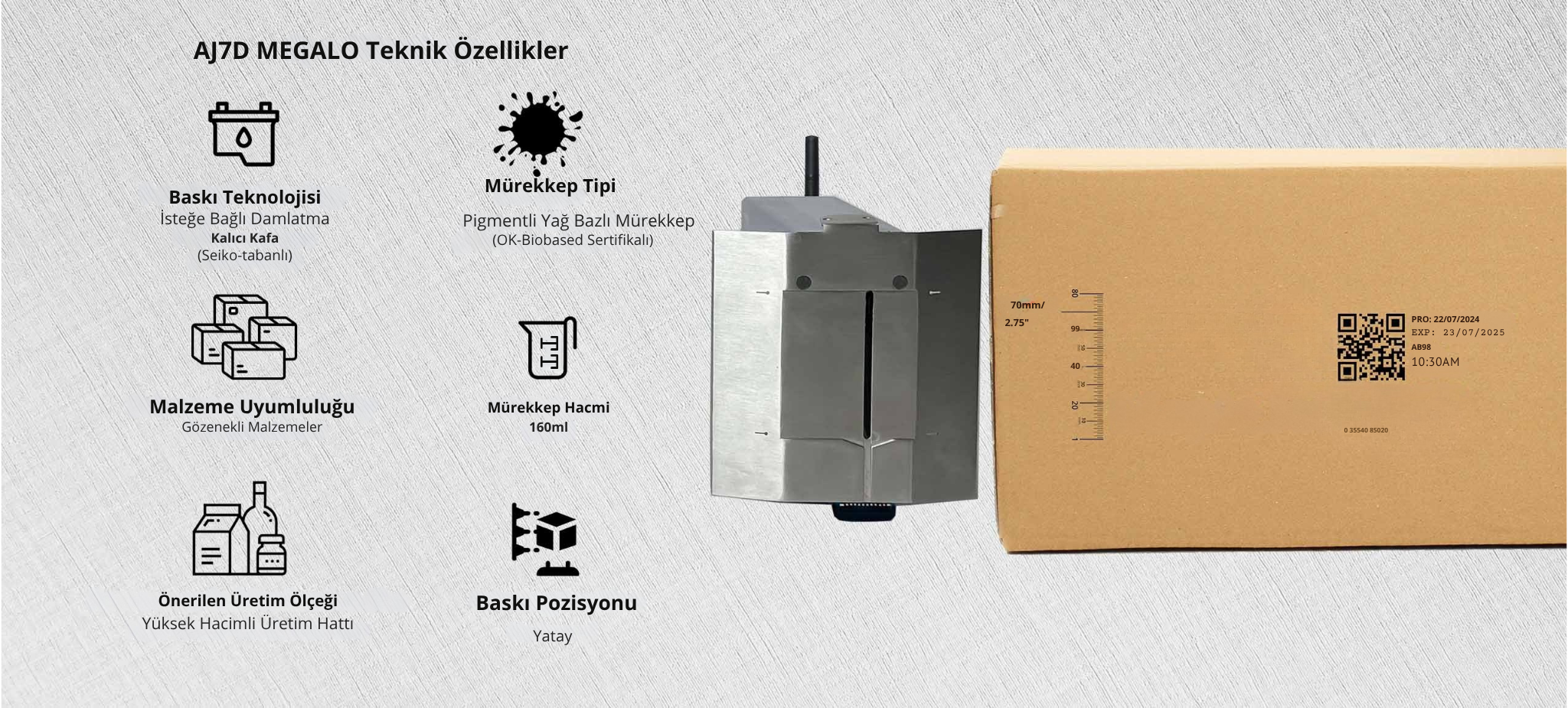 AJ7D MEGALO Özellikler